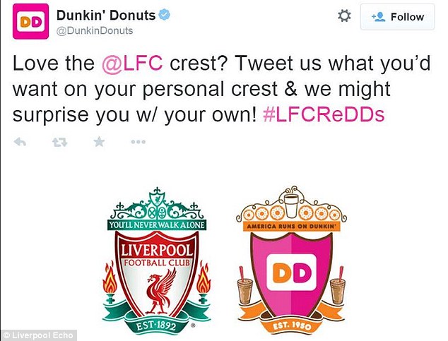 Dunkin Donuts Minta Maaf atas Penyalahgunaan Logo Klub Liverpool